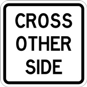 RA Series Cross Other Side - Regulatory Signage Solutions Belleville by B M R  Mfg  Inc