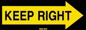 Keep Right Sign Board - Signage Solutions Trent Hills by B M R  Mfg  Inc