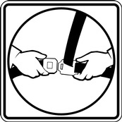 RC Series Fasten Seatbelts - Regulatory Signage Solutions Canada by B M R  Mfg Inc