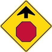 WB Series Stop Ahead - Regulatory Sign Board Manufacturing by B M R  Mfg Inc