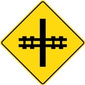 WC Series Prepare To Stop At Railway Crossing Ahead With Amber Flashers - Regulatory Signage Solutions Peterborough by B M R  Mfg Inc