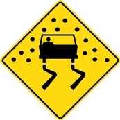 WC Series Slippery When Wet - Regulatory Signage Solutions U S A  by B M R  Mfg Inc