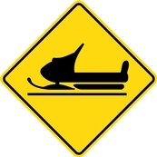 WC Series Snowmobile Crossing - Regulatory Signage Solutions Campbellford by B M R  Mfg Inc