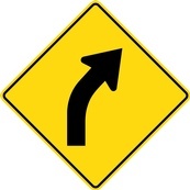 WA Series Curve Right - Regulatory Signage Solutions Peterborough by B M R  Mfg Inc