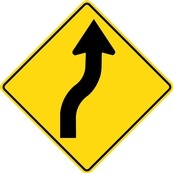 WA Series Reverse Curve Right - Regulatory Signage Solutions Trent Hills by B M R  Mfg Inc