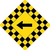 WA Series Checkerboard Left - Regulatory Signage Solutions Trent Hills by B M R  Mfg Inc
