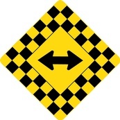 WA Series Checkerboard Left And Right - Regulatory Signage Solutions Belleville by B M R  Mfg Inc