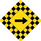 WA Series Checkerboard Right - Regulatory Signage Solutions Peterborough by B M R  Mfg Inc