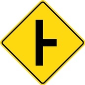 WA Series Intersection 3-Way Uncontrolled - Regulatory Signage Solutions Canada by B M R  Mfg Inc