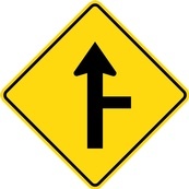 WA Series Intersection 3-Way Controlled - Regulatory Signage Solutions U S A  by B M R  Mfg Inc