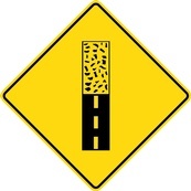WA Series Pavement Ends - Regulatory Signage Solutions U S A by B M R  Mfg Inc