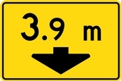 WA Series Low Clearance XX M Tab - Regulatory Signage Solutions Belleville by B M R  Mfg Inc