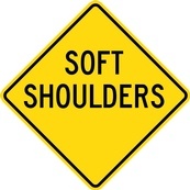 WA Series Soft Shoulders - Regulatory Signage Solutions U S A  by B M R  Mfg Inc
