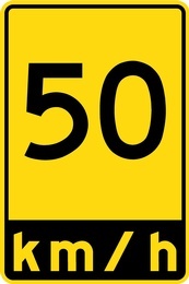 WA Series Ramp Speed Kmph - Regulatory Signage Solutions Canada by B M R  Mfg Inc