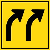 WA Series Two Right Lanes Exit - Regulatory Signage Solutions Belleville by B M R  Mfg Inc