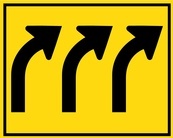 WA Series Three Right Lanes Exit - Regulatory Signage Solutions Campbellford B M R  Mfg Inc