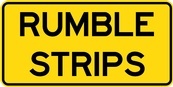 WA Series Transverse Rumble Strips Tab - Regulatory Signage Solutions Trent Hills by B M R  Mfg Inc