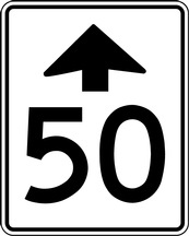 RB Series Maximum Speed Ahead - Regulatory Signage Solutions Belleville by B M R  Mfg Inc