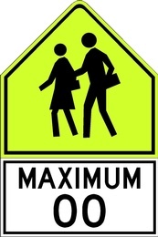 RB Series School Zone Maximum Speed - Regulatory Signage Solutions Canada by B M R  Mfg Inc