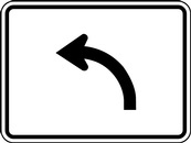RB Series Movements Permitted Tab Left - Regulatory Signage Solutions Peterborough by B M R  Mfg Inc