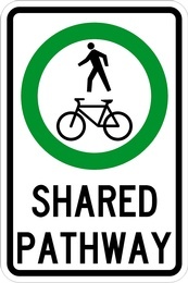 RB Series Shared Pathway - Regulatory Signage Solutions Belleville by B M R  Mfg Inc