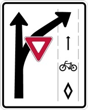 RB Series Turning Vehicles Yield To Bicycles - Regulatory Signage Solutions Peterborough by B M R  Mfg Inc