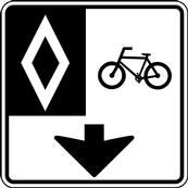 RB Series Reserved Bicycle Lane Overhead - Regulatory Signage Solutions Canada by BB M R  Mfg Inc