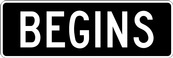 RB Series Begins Tab - Regulatory Signage Solutions Campbellford by B M R  Mfg Inc