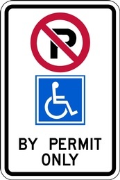RB Series Disabled Parking Permit - Regulatory Signage Solutions Belleville by B M R  Mfg Inc
