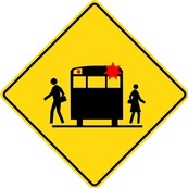 WC Series School Bus Stop Ahead - Regulatory Signage Solutions Canada by B M R  Mfg Inc