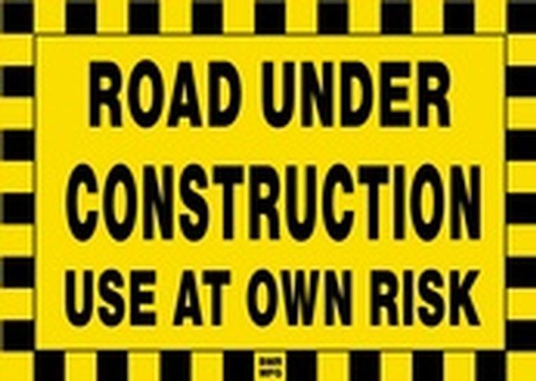 Road Under Construction Sign Board - Signage Solutions Belleville by B M R  Mfg  Inc