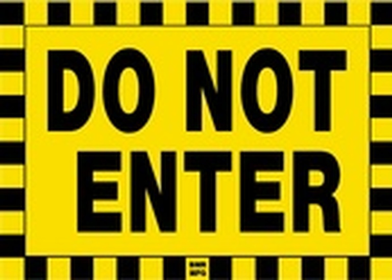 Do Not Enter Sign Board - Signage Solutions Campbellford by B M R  Mfg  Inc
