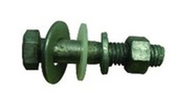 Traffic Sign Mounting Hardware - Sign Hardware Bolt, Plastic Washer, Steel Washer, Lock Washer, Nut U A E  by  B M R  Mfg Inc