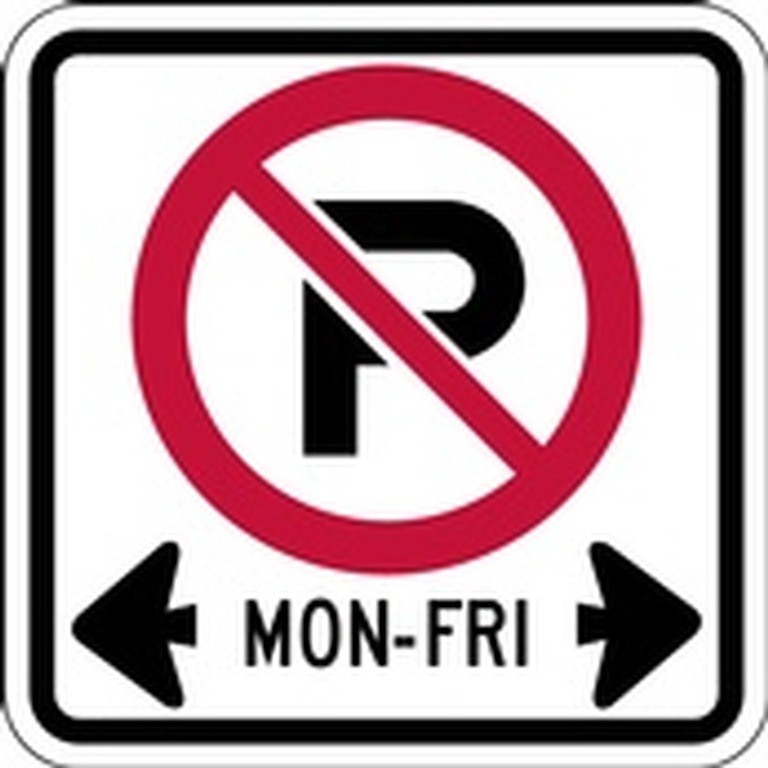 RB Series No Parking Days - Regulatory Signage Solutions Peterborough by B M R  Mfg Inc